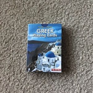 Beautiful Greek playing cards
